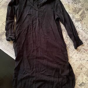 GAP Women’s  Casual Black Button Down Shirt Size Large